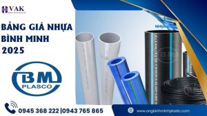 Bảng giá ống nhựa Bình Minh