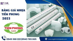bảng giá ống nhựa tiền phong