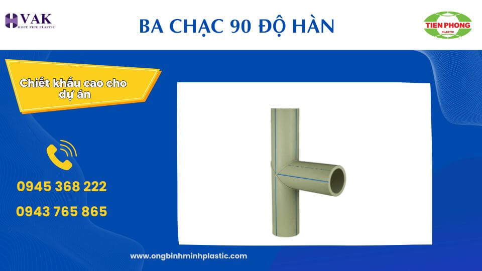 Ba chạc 90 độ hàn