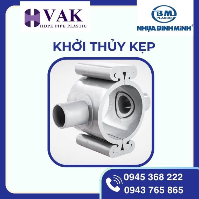 Bảng giá khởi thủy kẹp nhựa Bình Minh phụ kiện ống uPVC