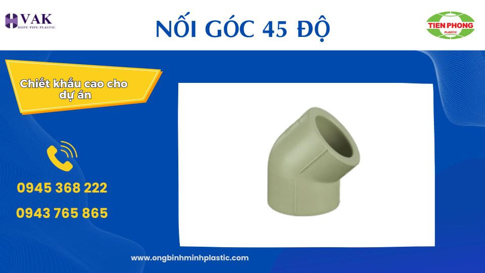 Nối góc 45 độ