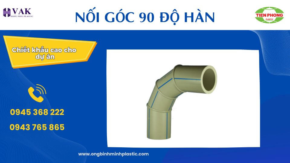 Nối góc 90 độ hàn