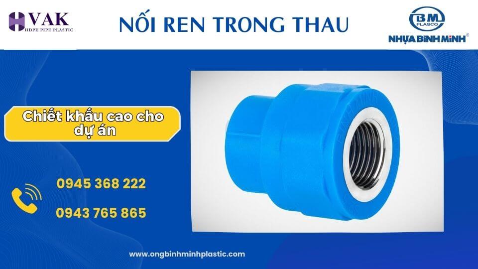 Nối ren trong thau nhựa Bình Minh