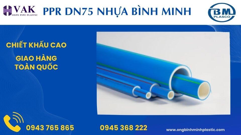 Ống nhựa PPR Bình Minh DN75