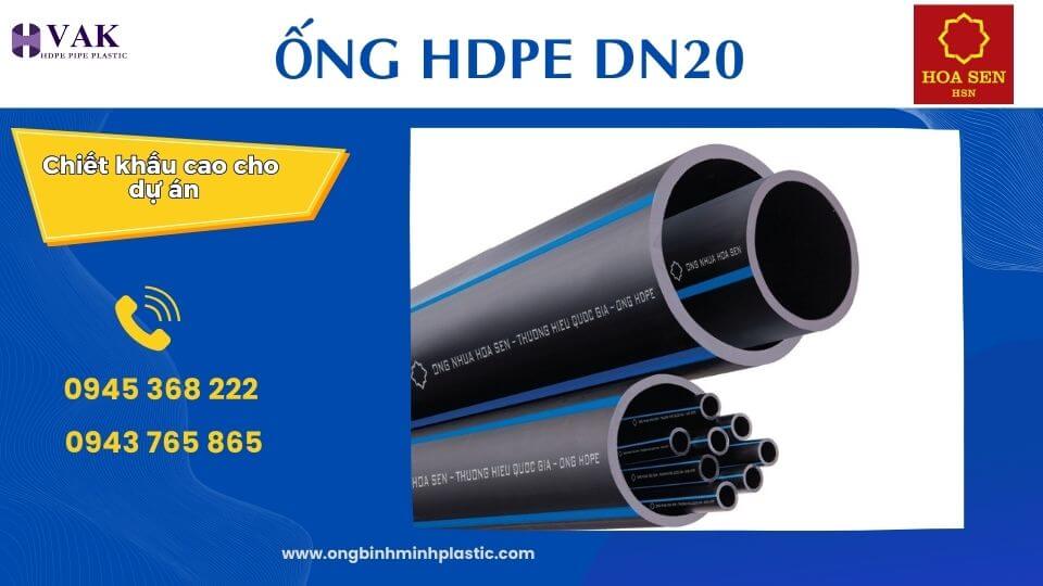 Ống HDPE Hoa Sen Phi 20