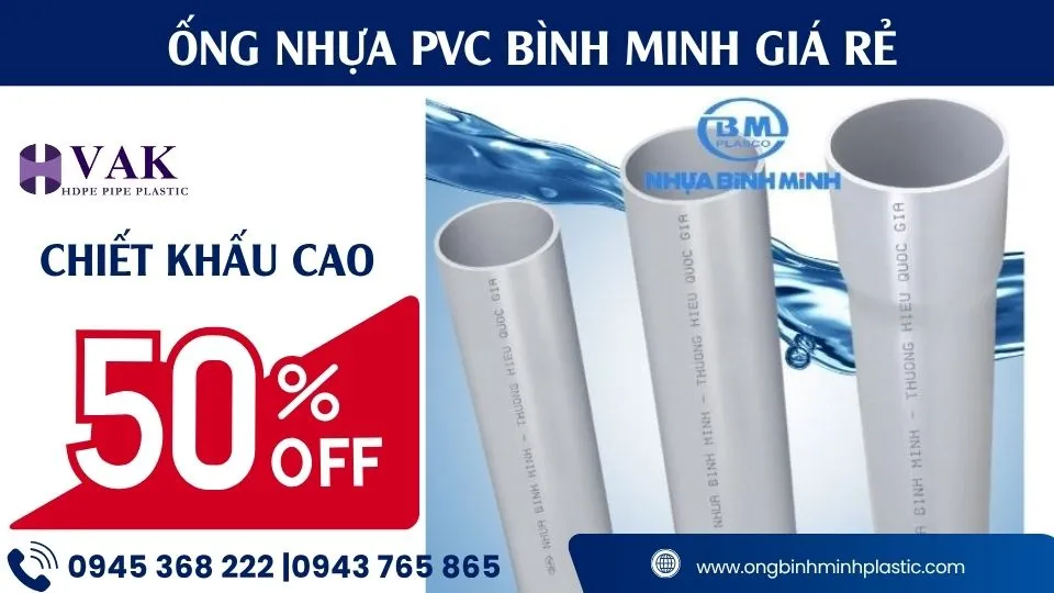Bảng Giá Ống Nhựa PVC Bình Minh Tại Miền Nam