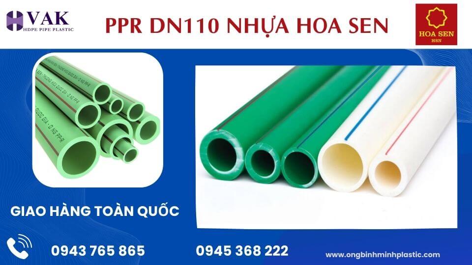 Ống nhựa PPR Hoa Sen DN110